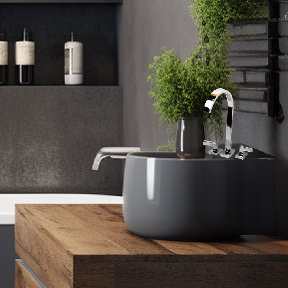 Mezcladora para Lavabo 8” Mod. Moselle - Cromo