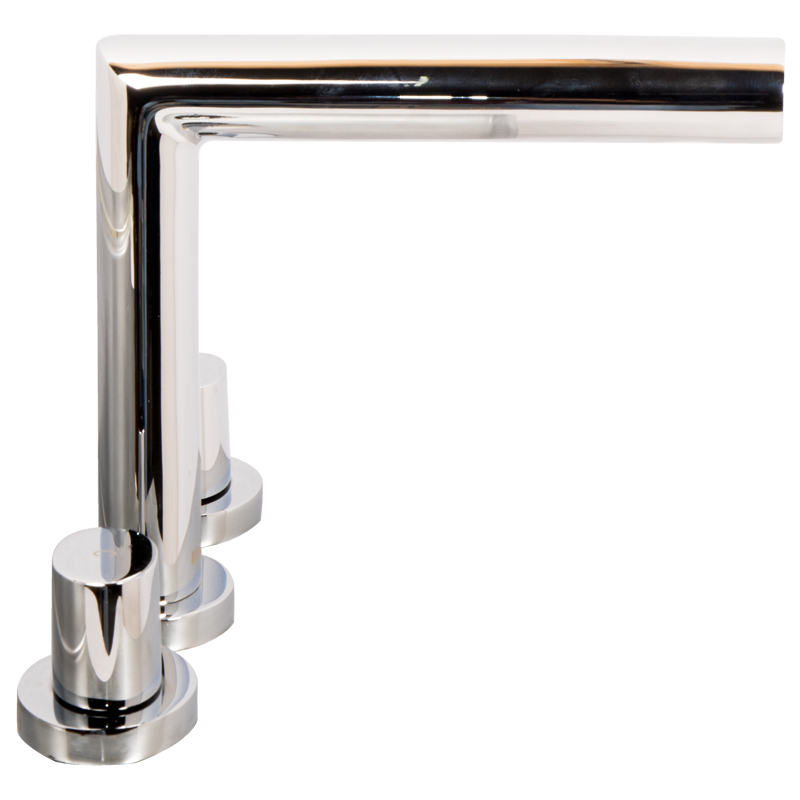 Mezcladora para Lavabo 8” Mod. Aude - Cromo