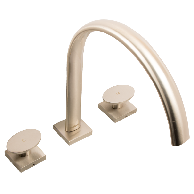 Mezcladora para Lavabo Mod. Bari - Satín Niquel