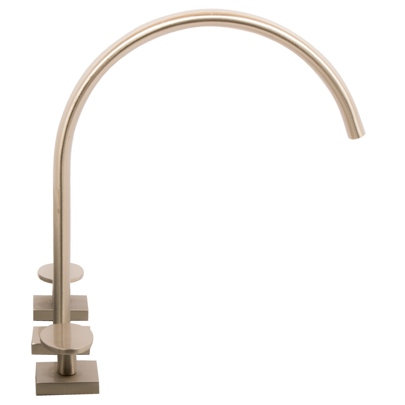 Mezcladora para Lavabo Mod. Bari - Satín Niquel