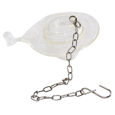 Sapo Tapa para Depósito de Inodoro Econoflap Transparente c/Cadena