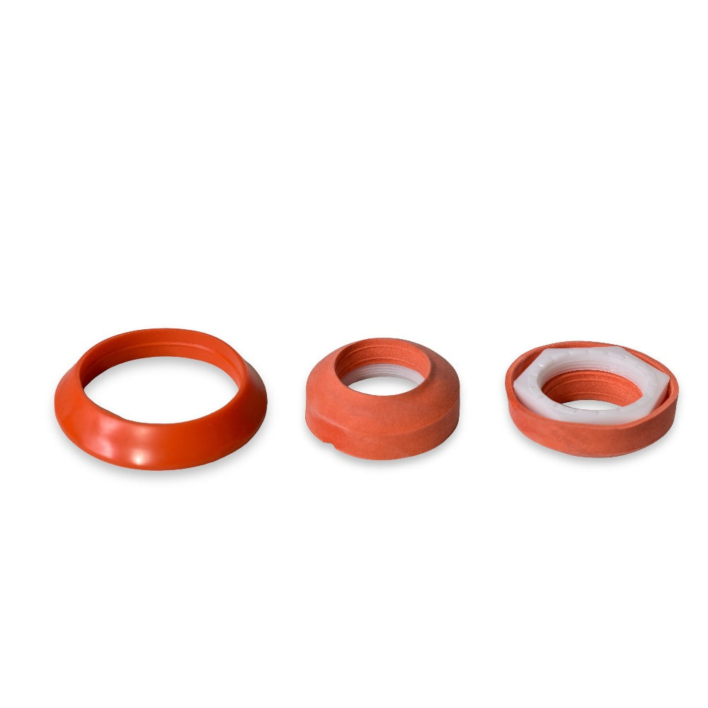 Herraje para Sanitario Akron 9600 | Altura 10" | Salida 2" | con Palanca Blanca sin Esponjoso