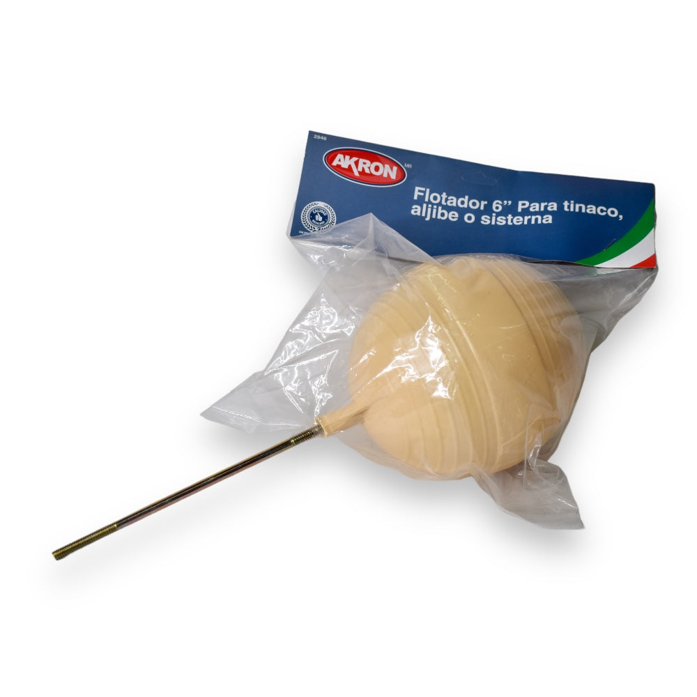 Flotador Akron 9826 | de Resina Virgen | 6"