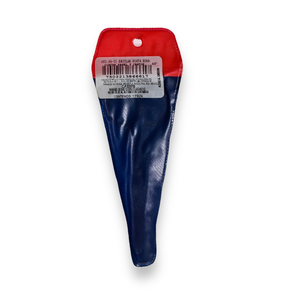 Tijera Escolar Punta Roma 4.5