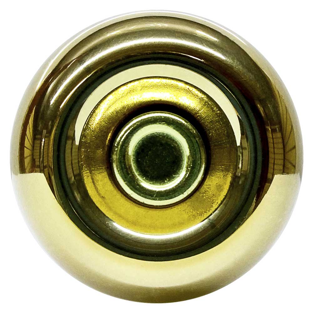 Cerradura para Baño de Latón Marca Yale - Circular Dorada