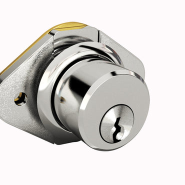 Cerradura para Mueble Cromada y Latonada - 21/Cromada