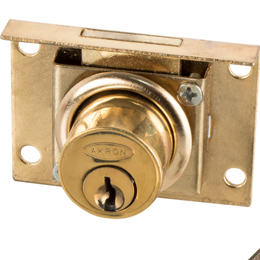 Cerradura Akron AKR-24L | para Mueble |  Latón