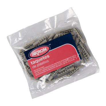 Taquete de Plástico 3/16” y 3/8" 50 piezas - 3/8"