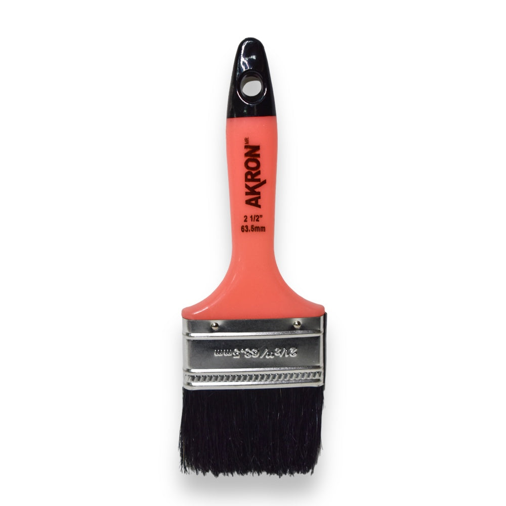 Brocha Cerda Natural 1/2", 1 1/2", 2 1/2", 5", 6", con Mango Plástico - 2 1/2"