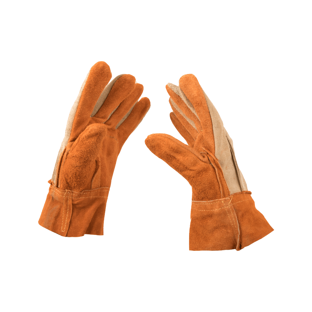 Guante de Carnaza para Soldar Uso Rudo - Guante Corto
