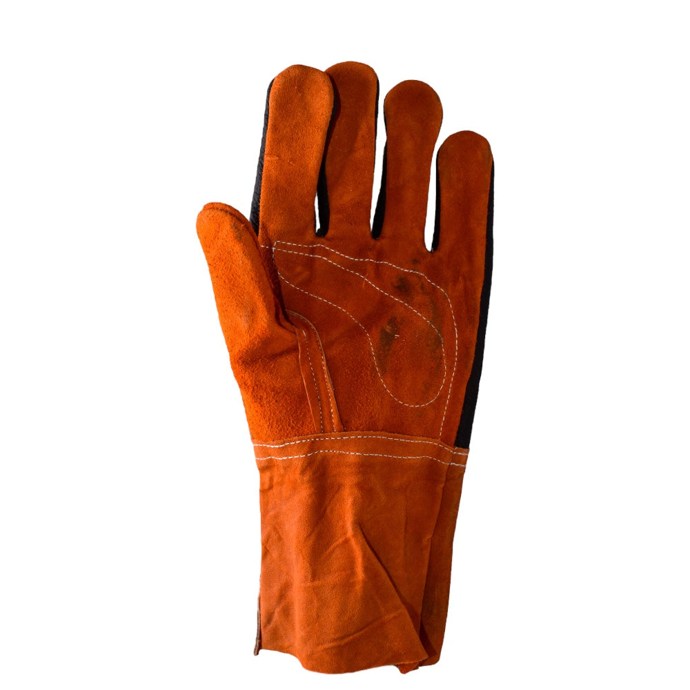 Guante de Carnaza Akron AKR77-GCL | para Soldar | Uso Rudo | Guante Largo