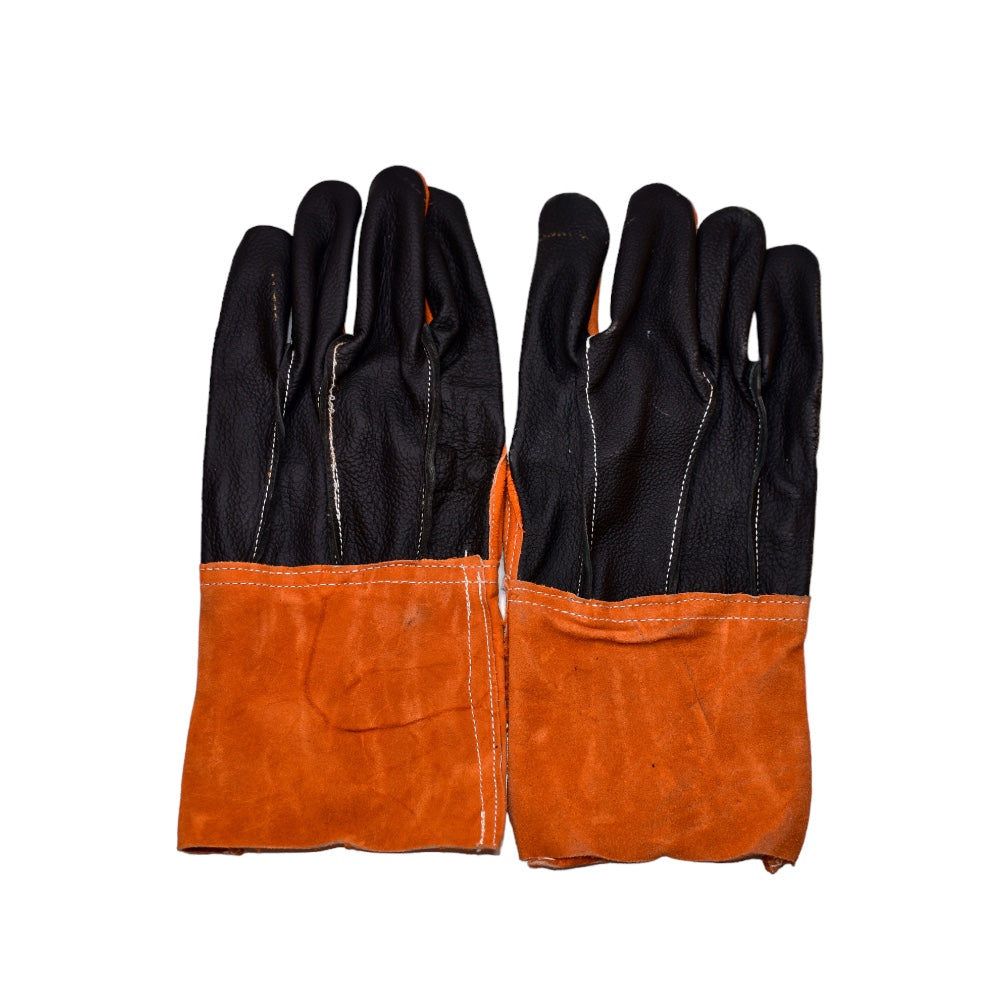 Guante de Carnaza para Soldar Uso Rudo - Guante Largo