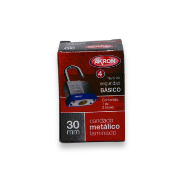 Candado Metálico Laminado de 30 y 40 mm - 30 mm