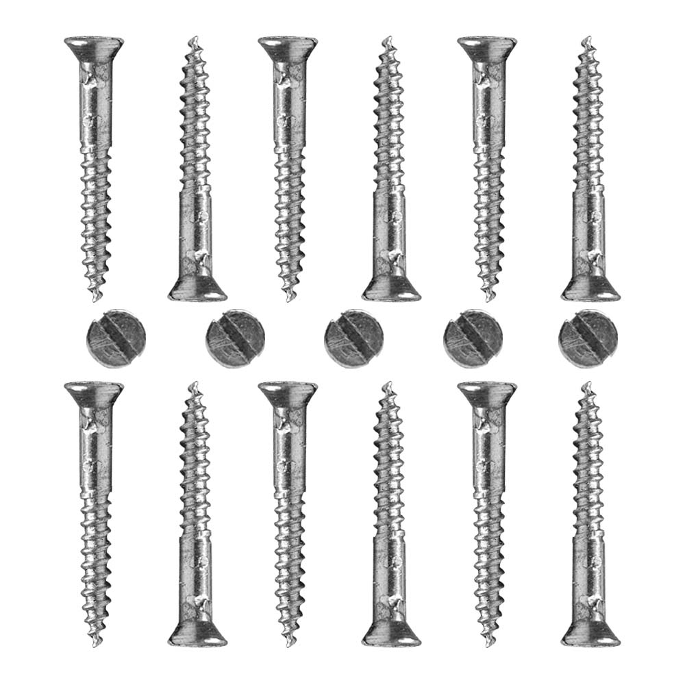 Tornillo para Madera Cabeza Plana Caja 114 pzas - 32X6