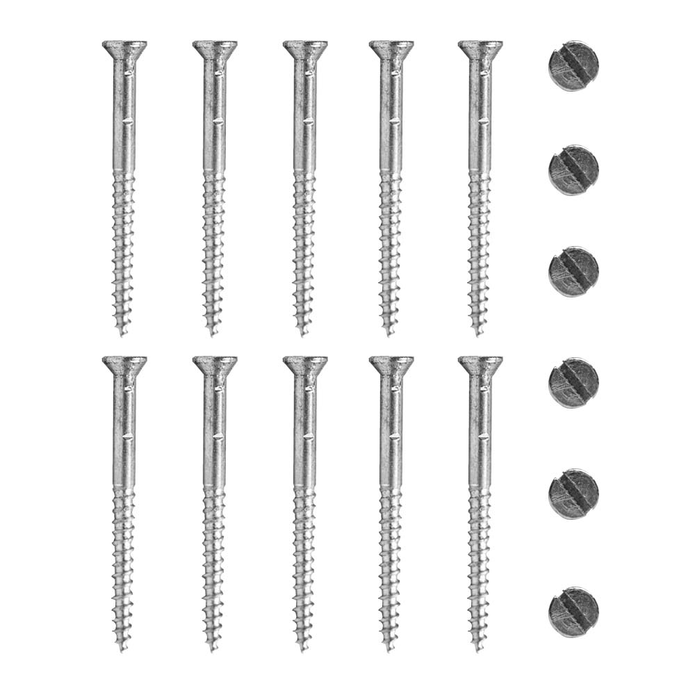 Tornillo para Madera Cabeza Plana Caja 114 pzas - 45X6