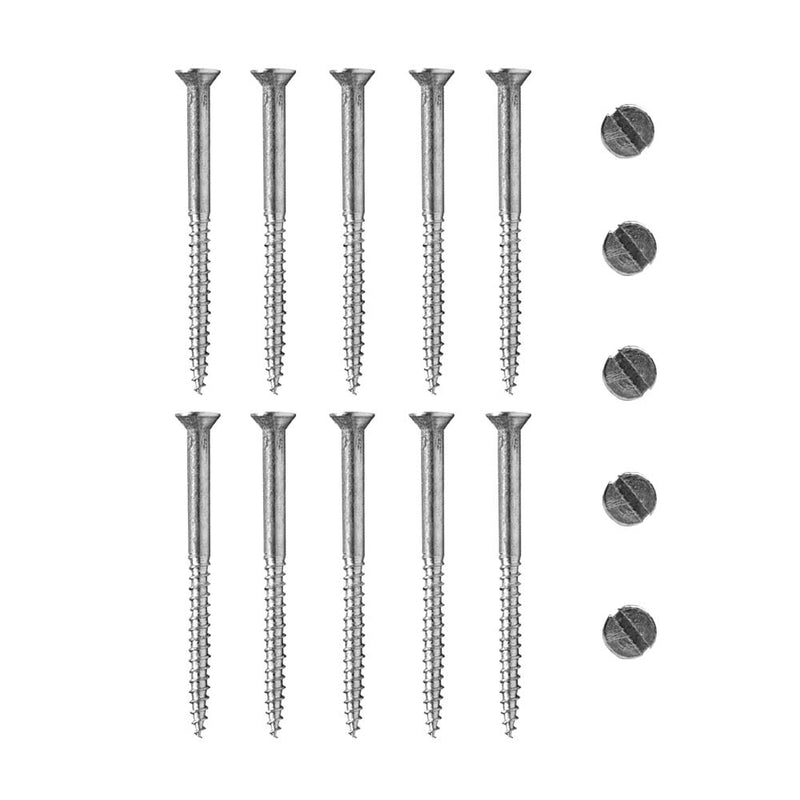 Tornillo para Madera Cabeza Plana Caja 114 pzas - 50X6