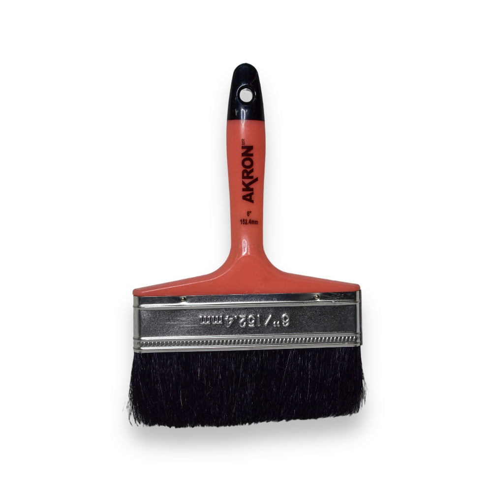 Brocha Cerda Natural 1/2", 1 1/2", 2 1/2", 5", 6", con Mango Plástico - 6"