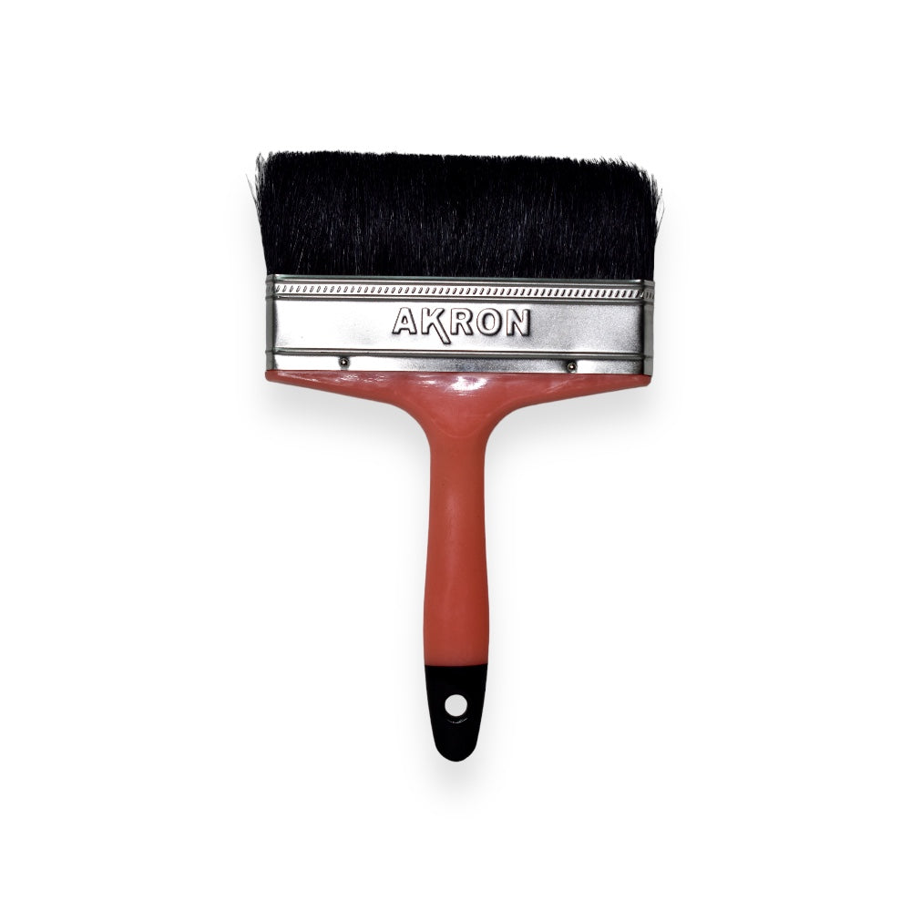 Brocha Cerda Natural 1/2", 1 1/2", 2 1/2", 5", 6", con Mango Plástico - 6"