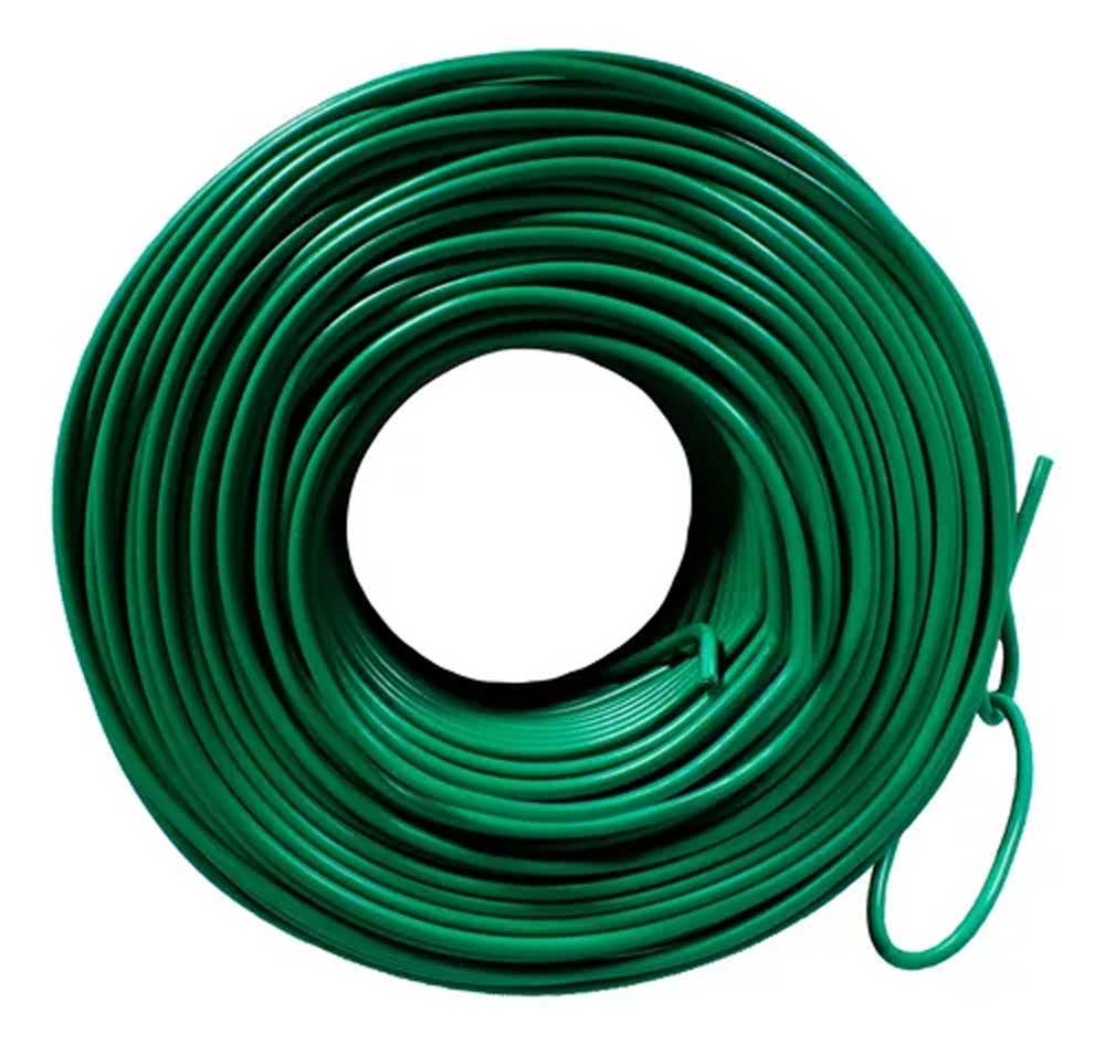 Cable de Alucobre Antiflama, 100 metros, Kebel - Cal. 10 verde