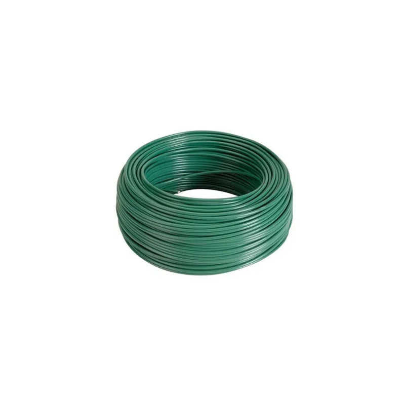 Cable de Alucobre Antiflama, 100 metros, Kebel - Cal. 14 verde
