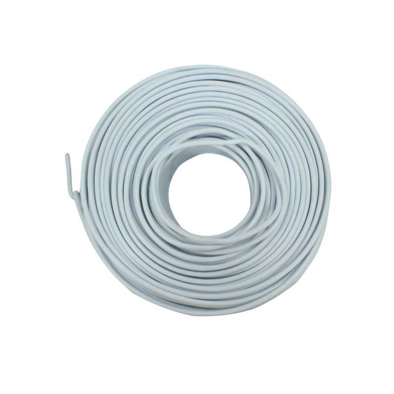 Cable 100% Cobre Antiflama, 100 Metros, Colores Verde, Blanco, Rojo y Negro - Calibres 10, 12 y 14 - Cal. 14 blanco