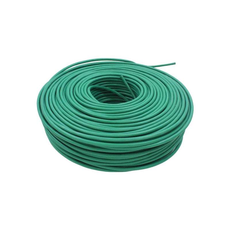 Cable 100% Cobre Antiflama, 100 Metros, Colores Verde, Blanco, Rojo y Negro - Calibres 10, 12 y 14 - Cal. 14 verde