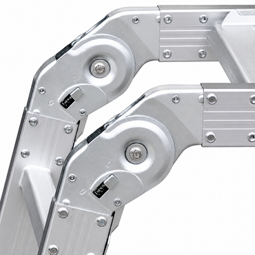 Escalera Multiposiciones Akron 81-967 | De Aluminio | Recta 3.19m | 10 Escalones | Uso Profesional | Tipo ll | Capacidad De Carga 175kg