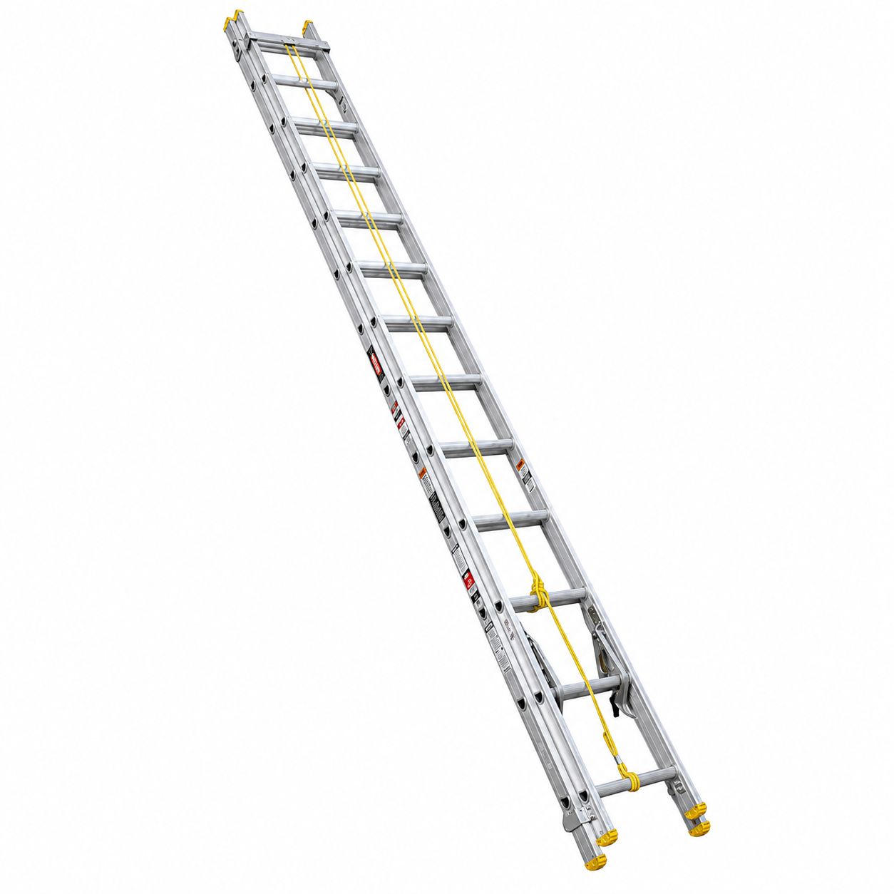 Escalera De Extensión Akron 77-31 | De Aluminio | Tubular | 4.27m A 7.62m | 28 Escalones | Uso Profesional | Tipo ll | Capacidad De Carga 175kg