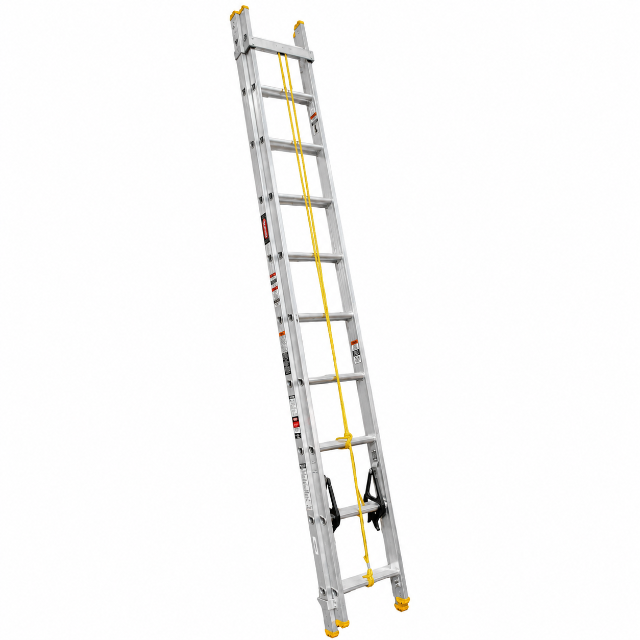 Escalera De Extensión Akron 79-31 | De Aluminio | Tubular | 3.05m A 5.18m | 20 Escalones | Uso Profesional | Tipo ll | Capacidad De Carga 175kg