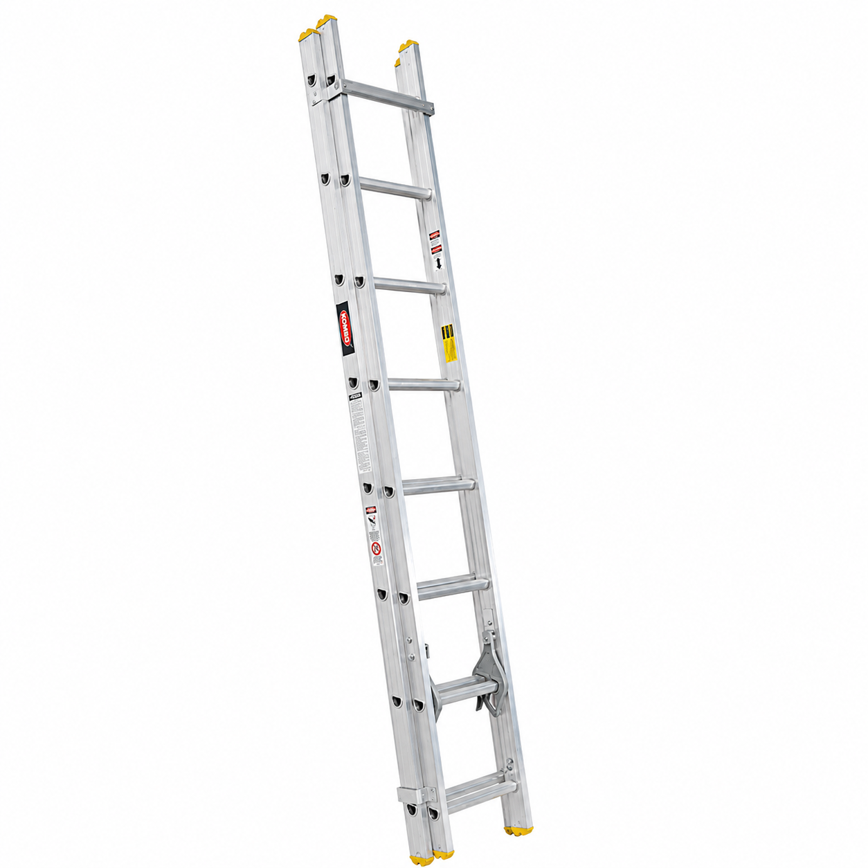 Escalera De Extensión Akron 79-30 | De Aluminio | Tubular | 2.44m A 3.96m | 16 Escalones | Uso Profesional | Tipo ll | Capacidad De Carga 175kg