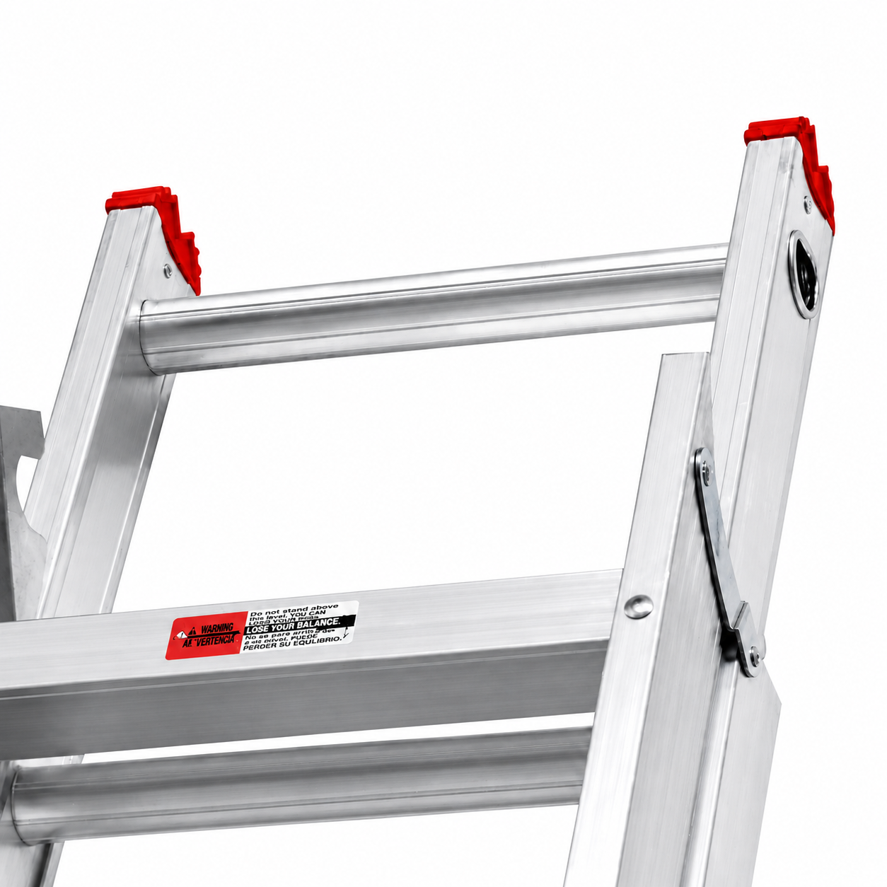 Escalera De Extensión Akron 77-28 | De Aluminio | Tubular | 3.05m A 5.18m | 20 Escalones | Uso Comercial | Tipo lll | Capacidad De Carga 150kg