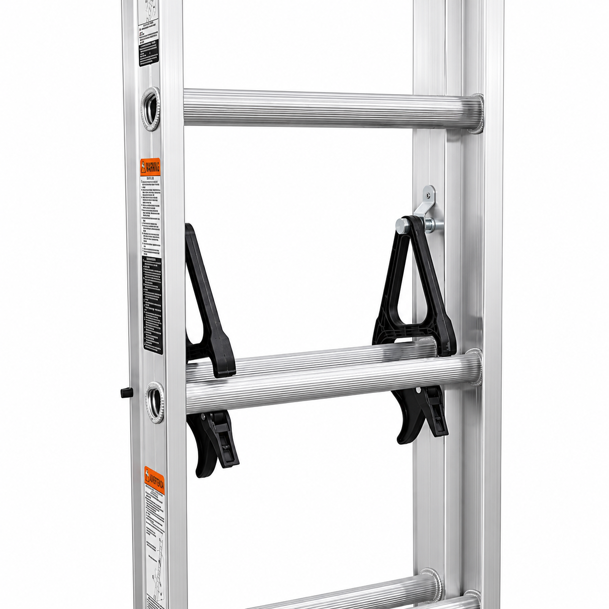 Escalera De Extensión Akron 82-00 | De Aluminio | De Canal | 2.44m A 3.96m | 16 Escalones | Uso Comercial | Tipo lll | Capacidad De Carga 150kg