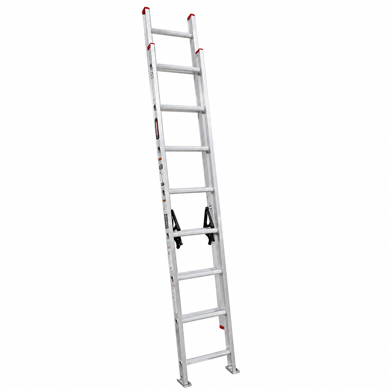 Escalera De Extensión Akron 82-00 | De Aluminio | De Canal | 2.44m A 3.96m | 16 Escalones | Uso Comercial | Tipo lll | Capacidad De Carga 150kg