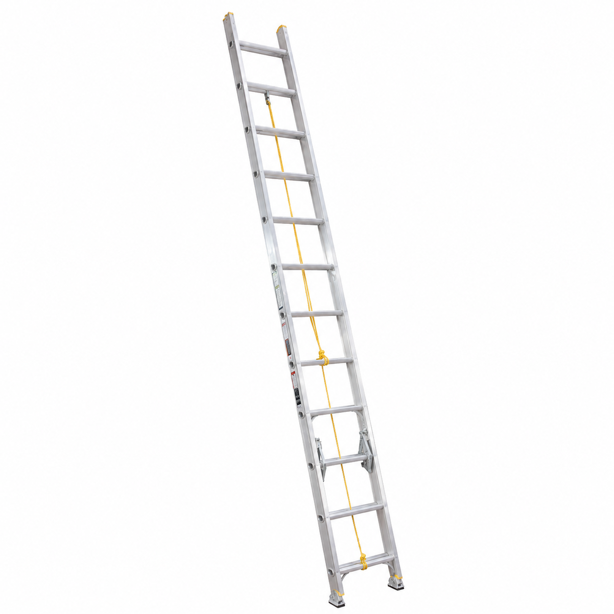 Escalera De Extensión Akron EET2-24 | De Aluminio | De Canal | 3.66m A 6.40m | 24 Escalones | Uso Profesional | Tipo ll | Capacidad De Carga 175kg