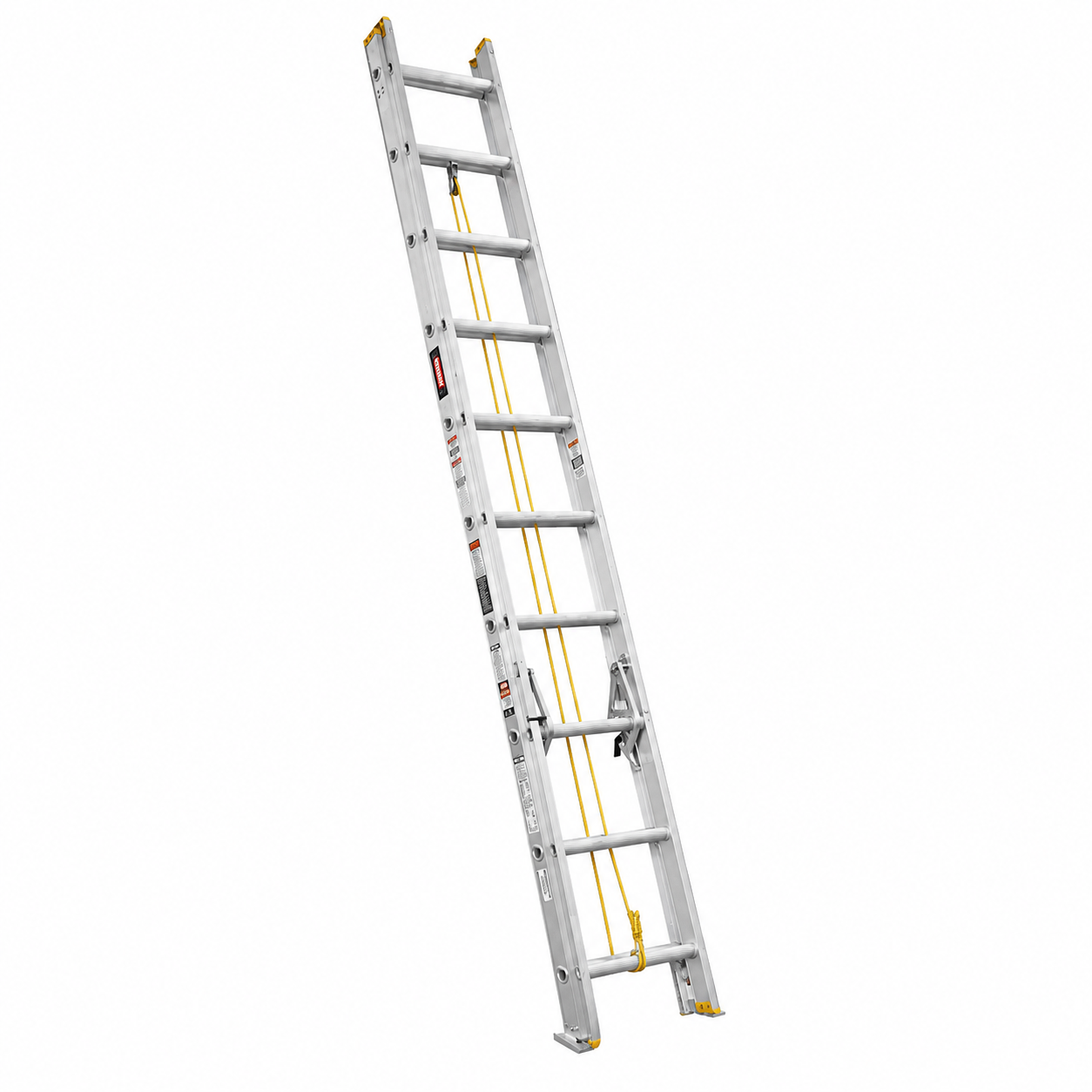 Escalera De Extensión Akron EET2-20 | De Aluminio | De Canal | 3.05m A 5.18m | 20 Escalones | Uso Profesional | Tipo ll | Capacidad De Carga 175kg