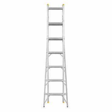 Escalera Convertible Akron 77-19 | De Aluminio | Tijera 1.99m | Extensión 3.30m | 13 Escalones | Uso Profesional | Tipo ll | Capacidad De Carga 175kg