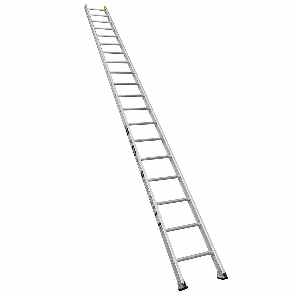 Escalera Recta Akron ERT2-20 | De Aluminio | De Canal | 6.10m | 20 Escalones | Uso Profesional | Tipo ll | Capacidad De Carga 175kg