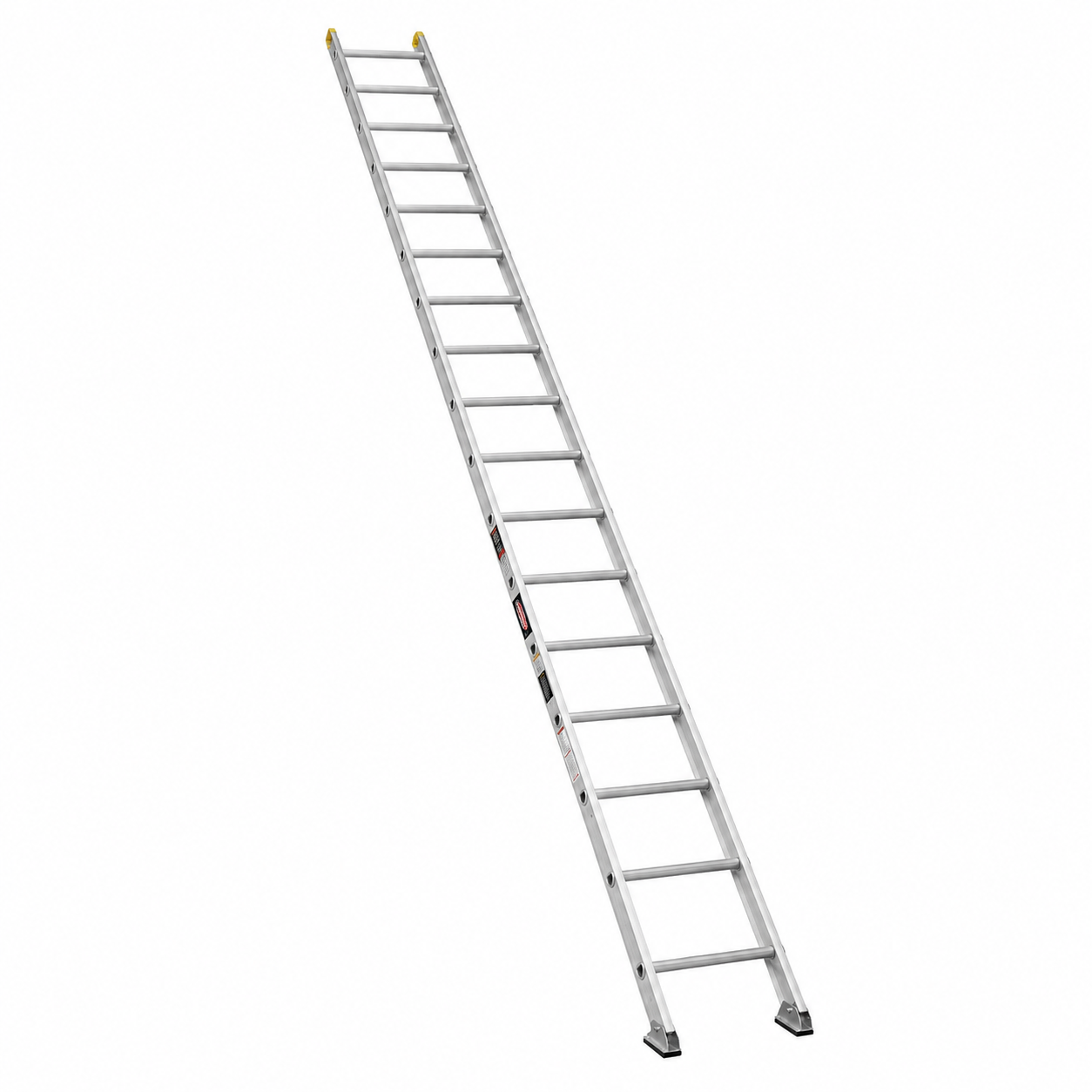 Escalera Recta Akron ERT2-16 | De Aluminio | De Canal | 4.88m | 16 Escalones | Uso Profesional | Tipo ll | Capacidad De Carga 175kg
