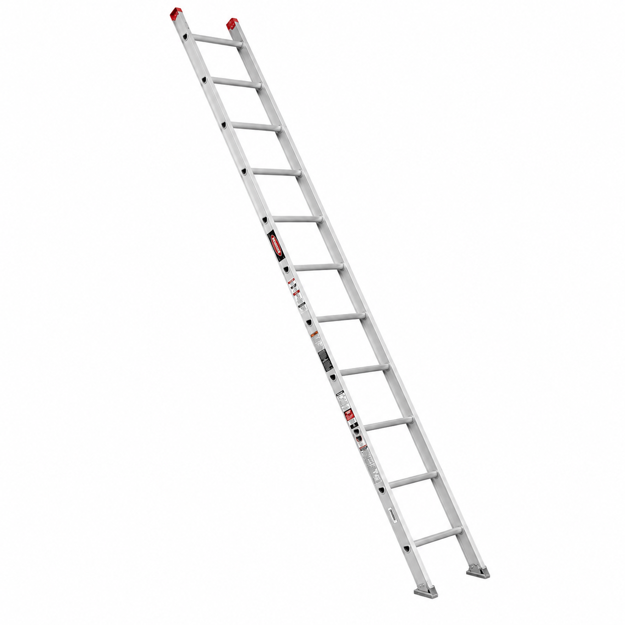 Escalera Recta Akron ERT2-12 | De Aluminio | De Canal | 3.66m | 12 Escalones | Uso Profesional | Tipo ll | Capacidad De Carga 175kg