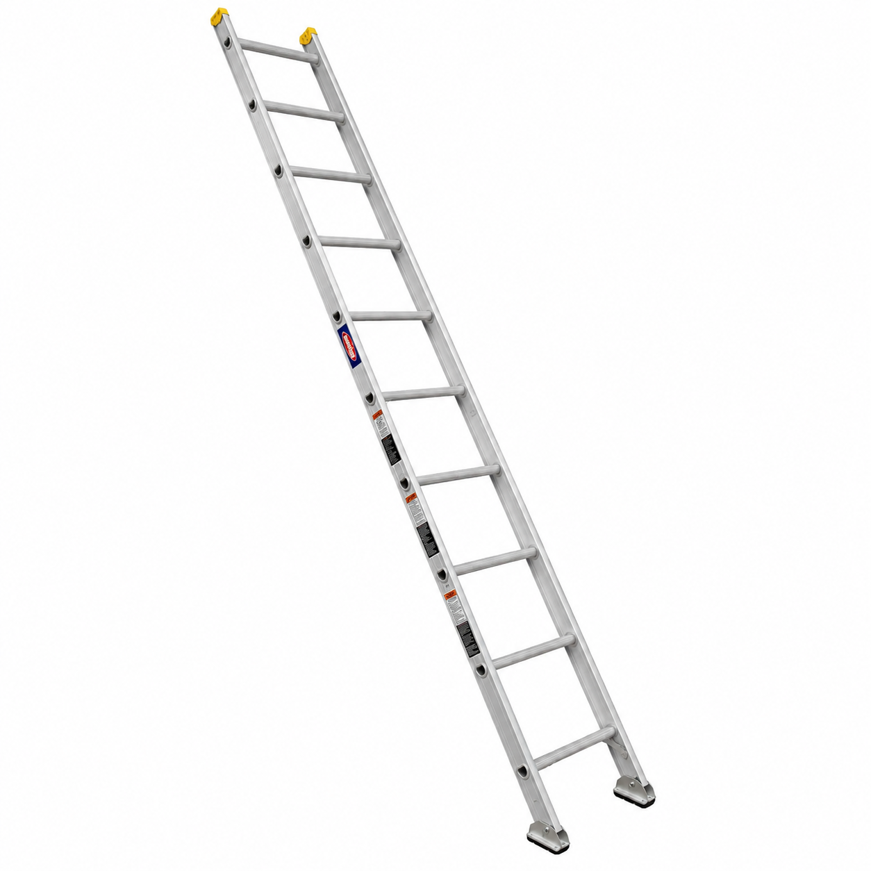 Escalera Recta Akron ERT2-10 | De Aluminio | De Canal | 3.05m | 10 Escalones | Uso Profesional | Tipo ll | Capacidad De Carga 175kg