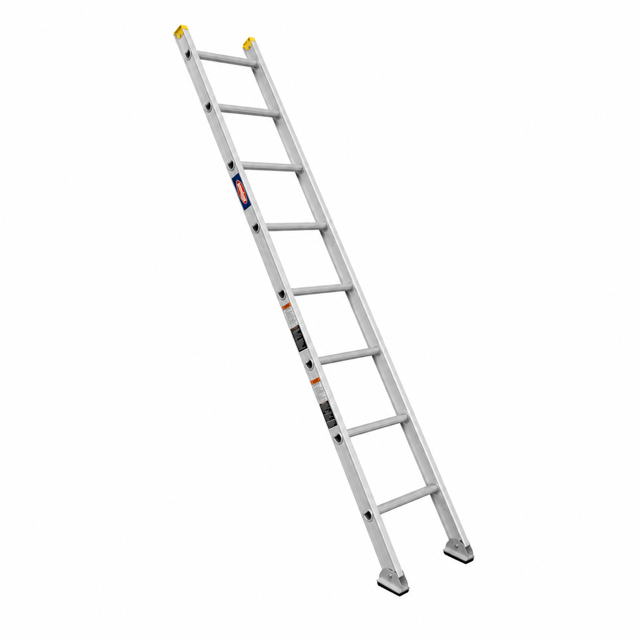 Escalera Recta Akron ERT2-08 | De Aluminio | De Canal | 2.44m | 8 Escalones | Uso Profesional | Tipo ll | Capacidad De Carga 175kg