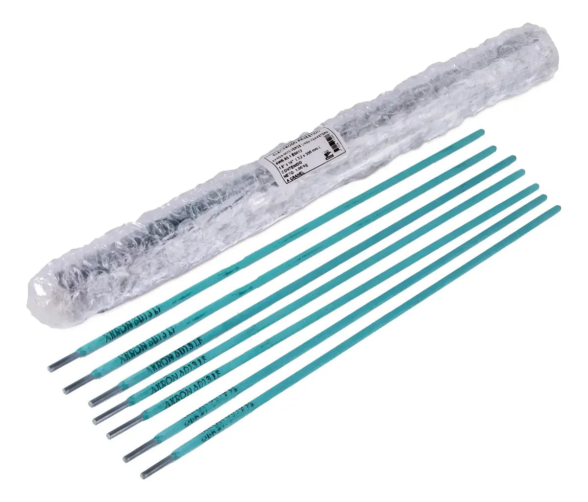 Soldadura 6013 AKRON  | Electrodo 1/8" Verde Ferretera 1KG | 77-40