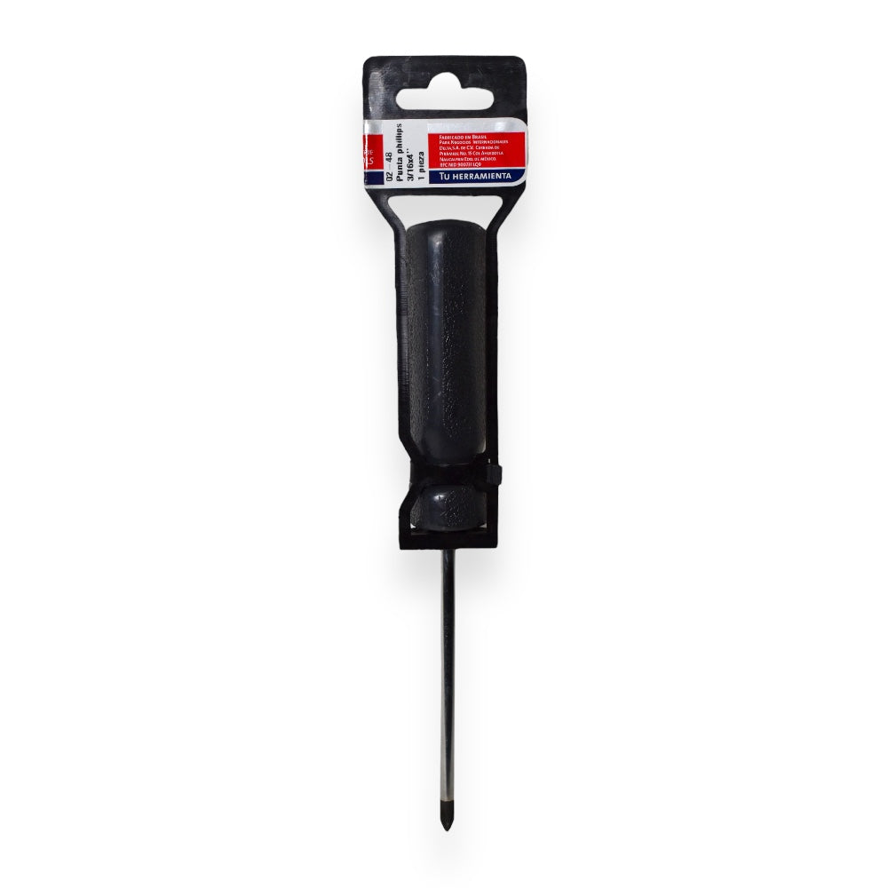Desarmador de Cruz Punta Phillips 02-48 |Cromado en Vanadio | 3/16" x 4"