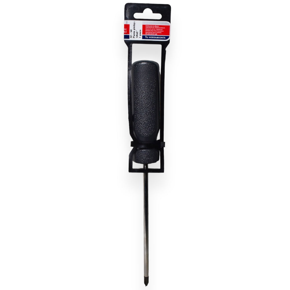 Desarmador de Cruz Phillips 02-49 |Cromado en Vanadio | 1/4" x 4"