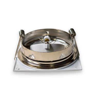 Halógenos Empotrables de Techo, Fijos y Movibles - Movible-Cuadrado Blanco