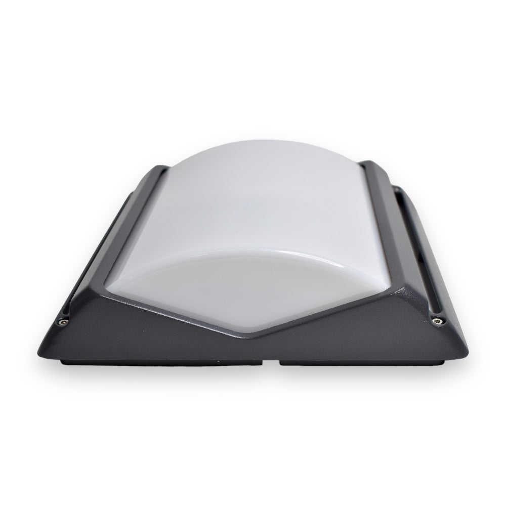 Aplique 1834-N| Pared Exterior | Corta E-27 | Gris Mate