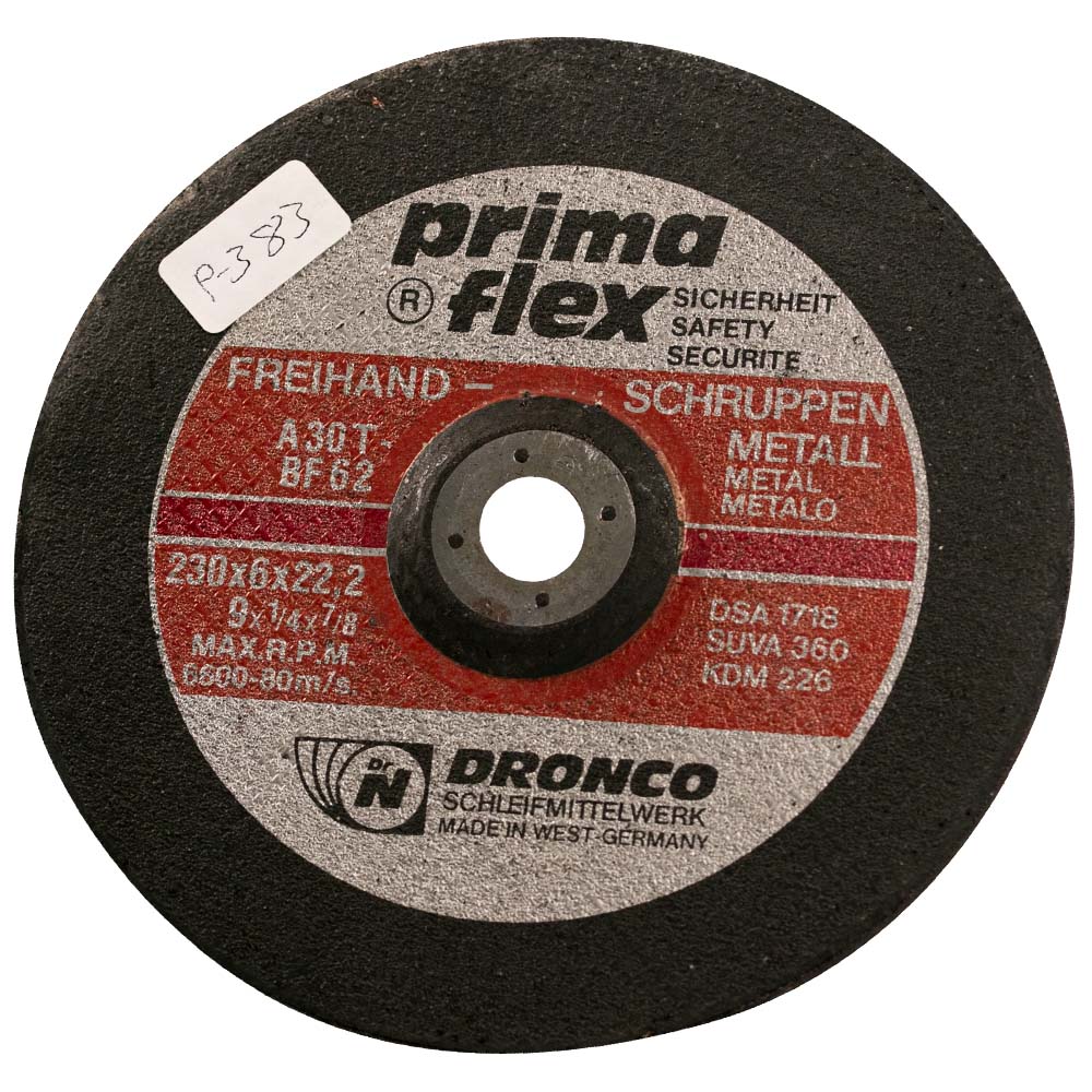 Disco Para Pulir Metal 230 X 6 X 22.2mm