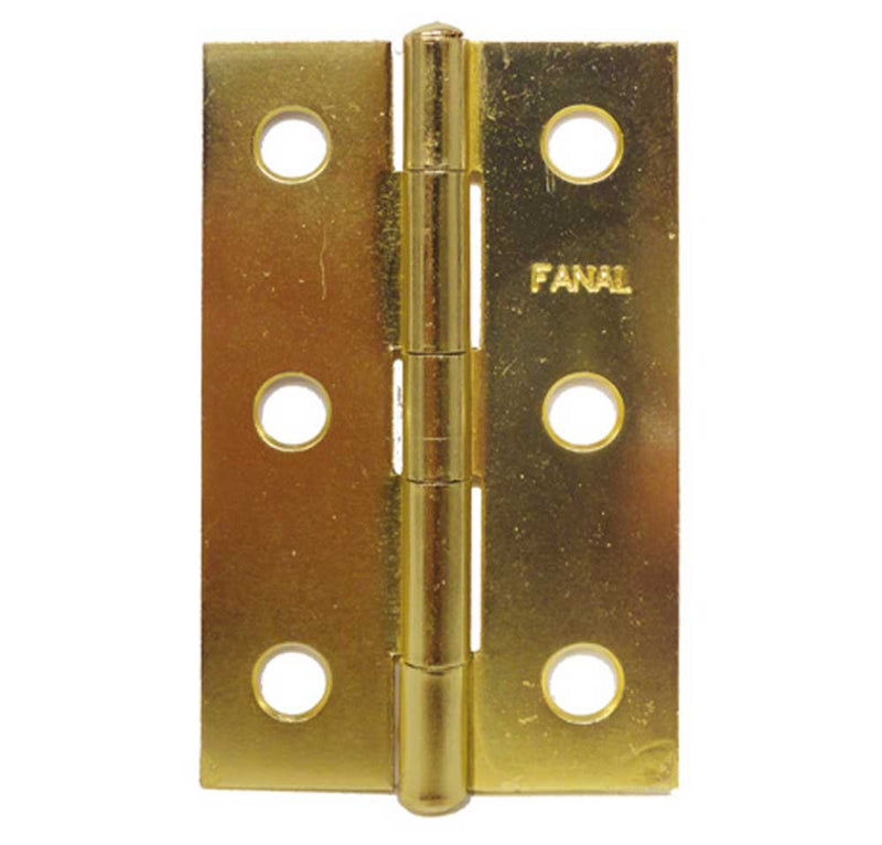 Bisagra de Perno Remachado - 3" Latón 20pz