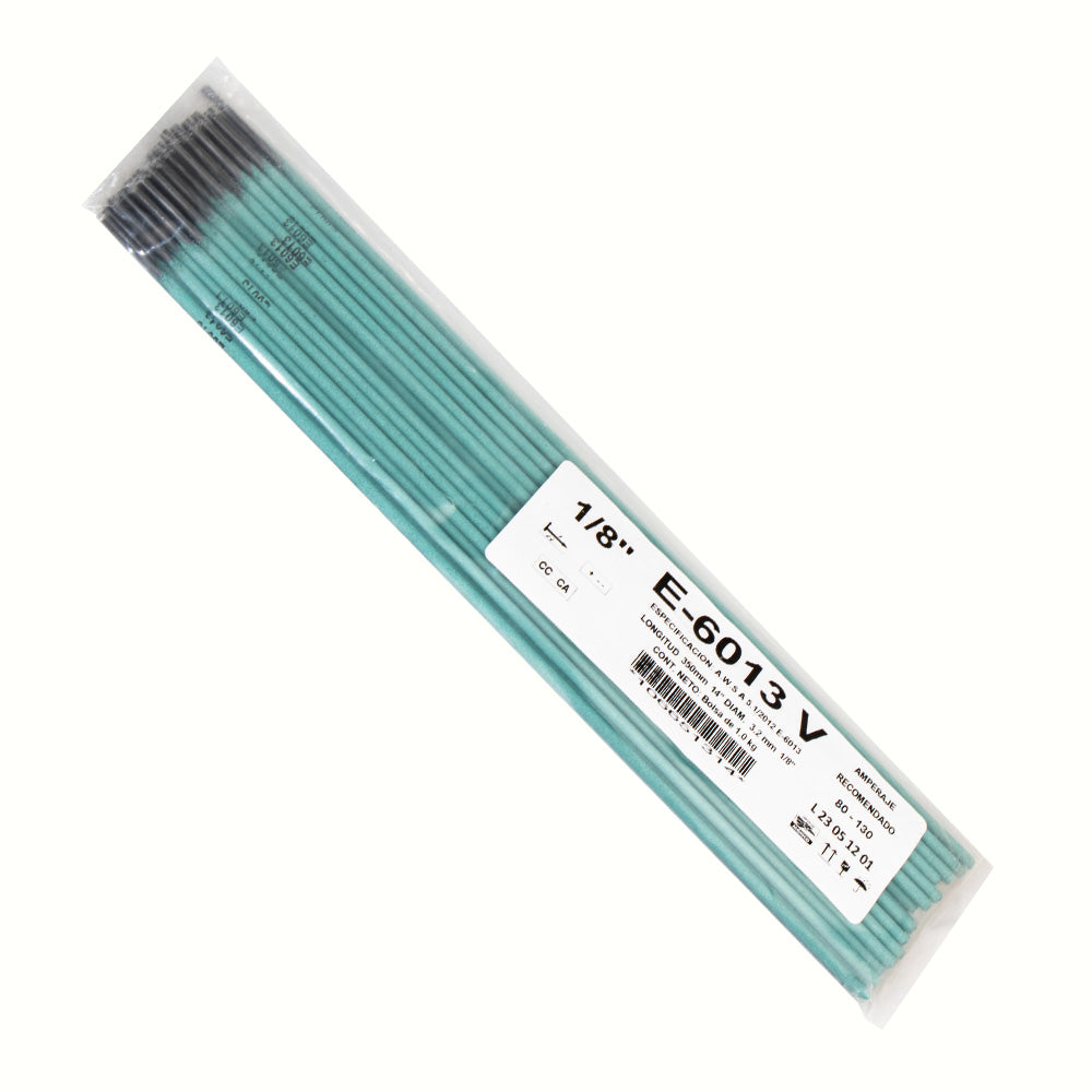 Soldadura 6013 Wilson  W6013-1/8V | 1/8" | Verde | 9 kg (en bolsas de 1 kg)