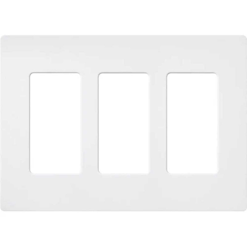 Placa de Apagador Básica Blanca 2x4 - Tapa 3 VIas